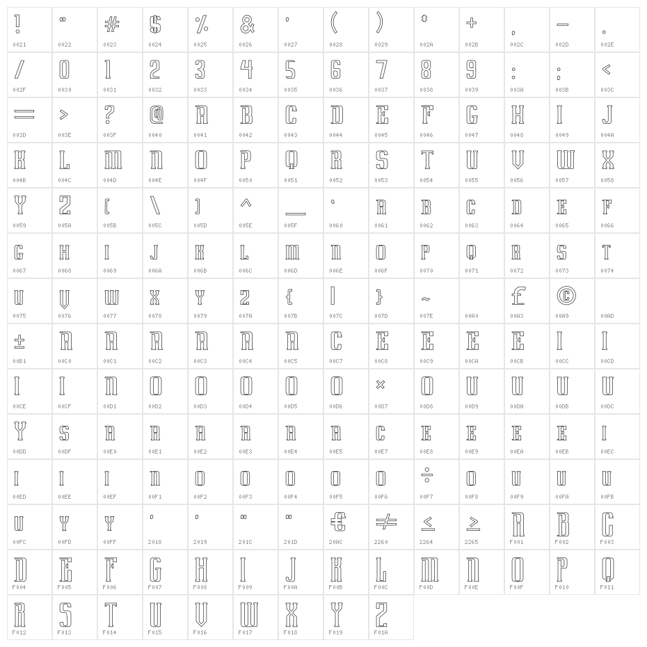 Uovo Di Drago Outline Character Map