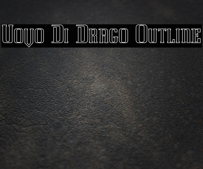 Uovo Di Drago Outline Example 2