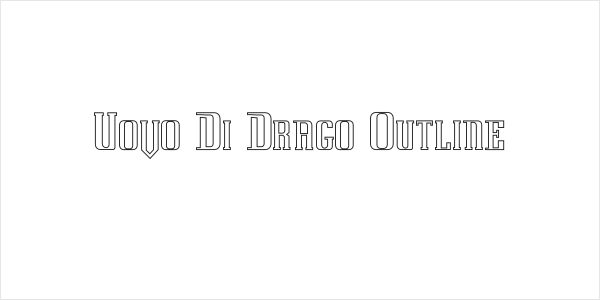 Uovo Di Drago Outline Logo