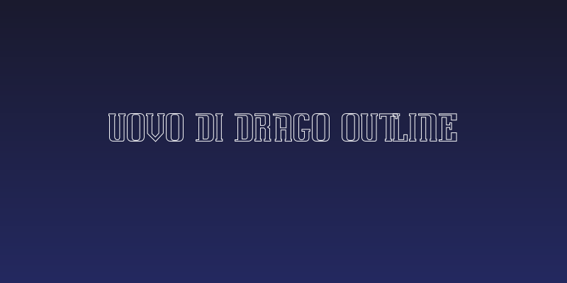 Uovo Di Drago Outline Social Header