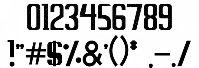 Uovo Di Drago Rough Font OTHER CHARS