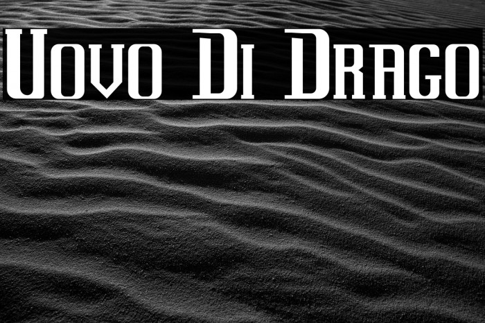 Uovo Di Drago Font examples