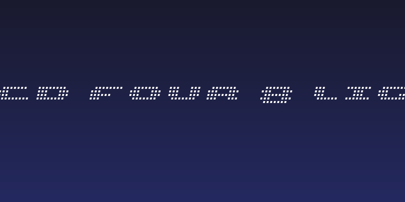 UP Tiny lcd four 8 Light Italic Social Header