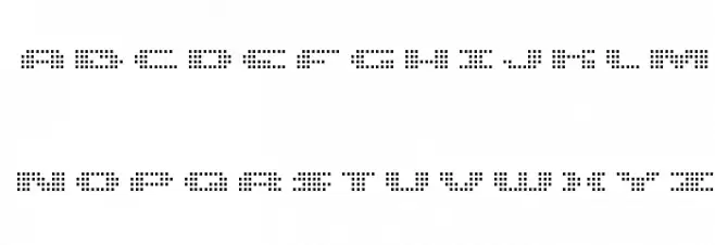 UP Tiny lcd four 8 Light Schriftart Groß