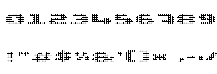 UP Tiny lcd four 8 decoC Light Schriftart Anderer Schreiben