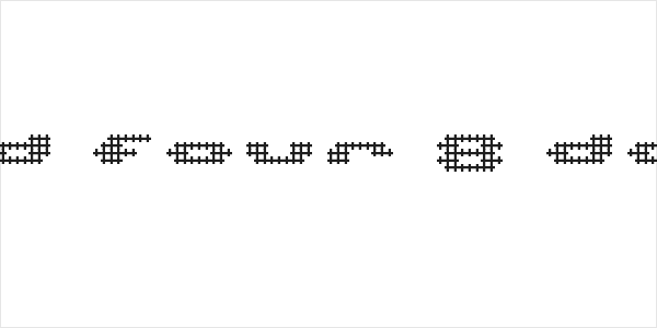 UP Tiny lcd four 8 decoC Light Logo