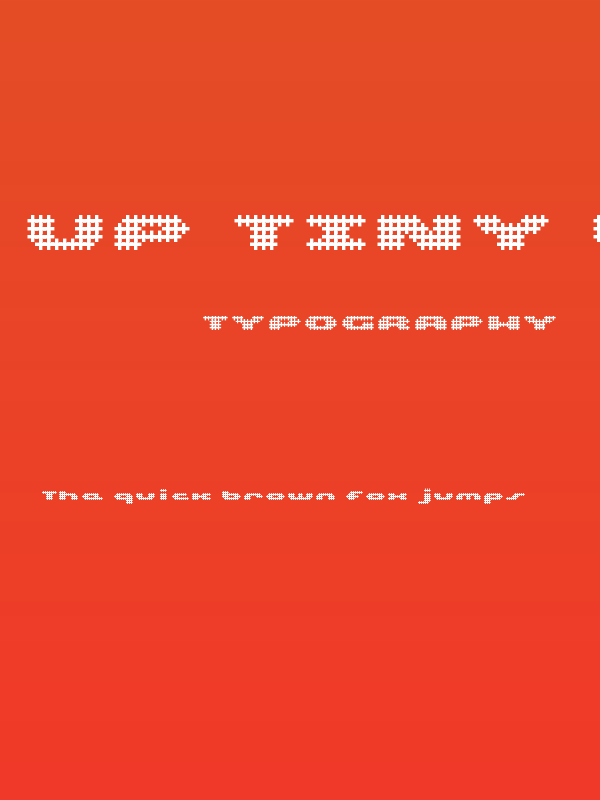 UP Tiny lcd four 8 decoC Poster