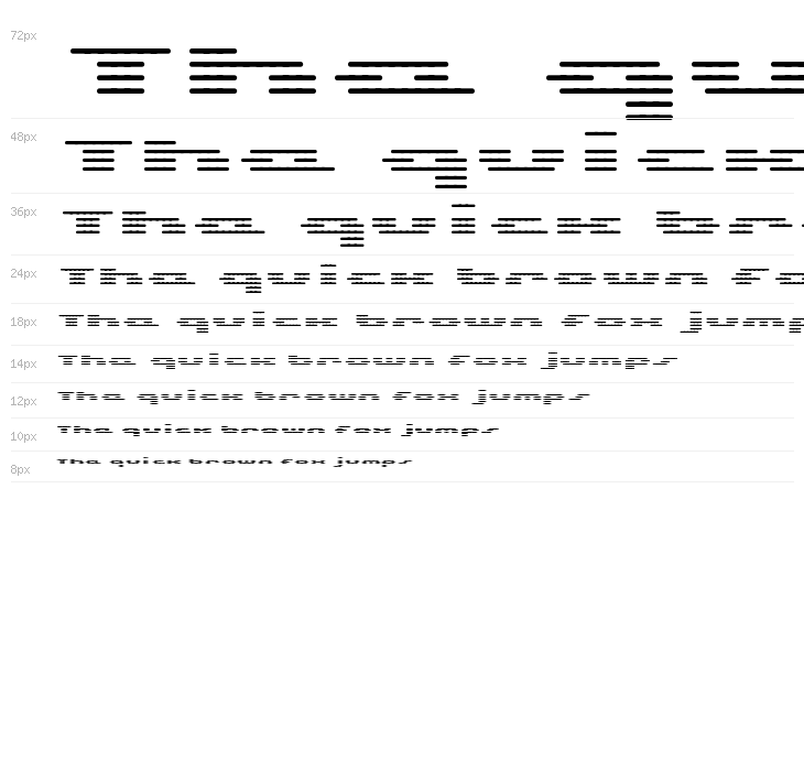 UP Tiny lcd four 8 decoH Light Waterfall