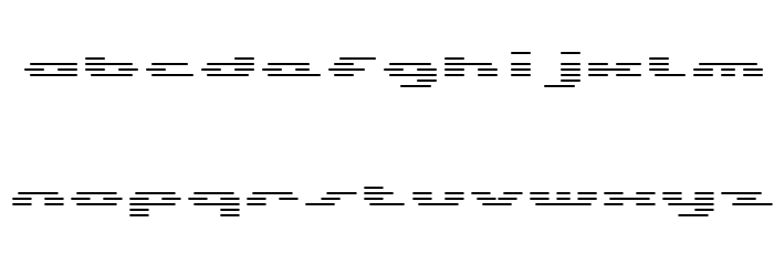UP Tiny lcd four 8 decoH Light Font LOWERCASE