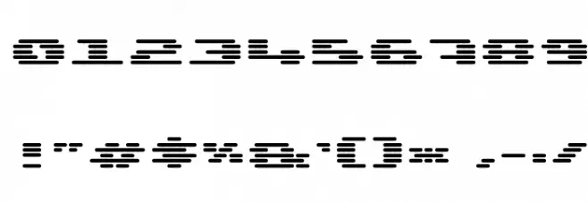 UP Tiny lcd four 8 decoH Font OTHER CHARS