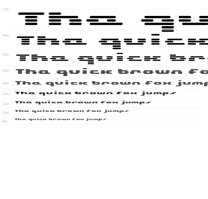 UP Tiny lcd four 8 decoH Waterfall