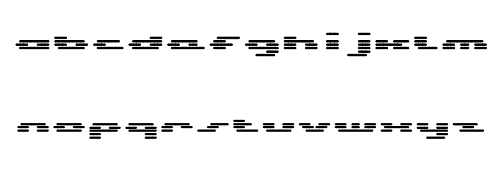 UP Tiny lcd four 8 decoH Font LOWERCASE