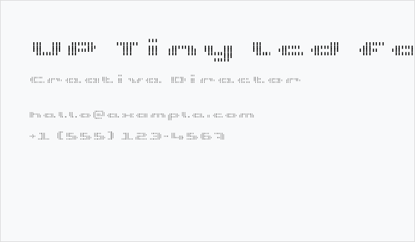 UP Tiny lcd four 8 decoV Light Business Card