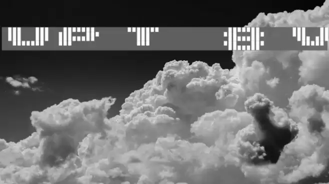 UP Tiny lcd four 8 decoV फ़ॉन्ट examples