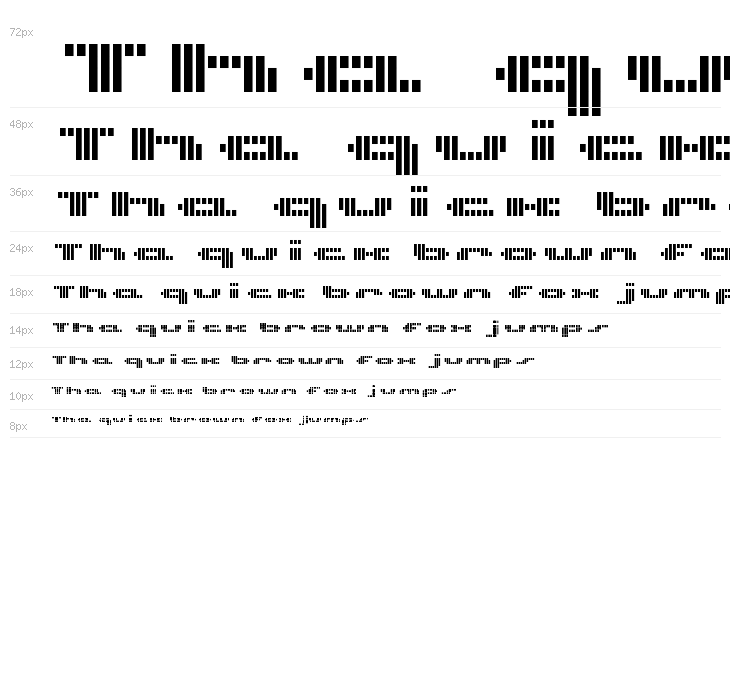 UP Tiny lcd four 8 decoV Waterfall