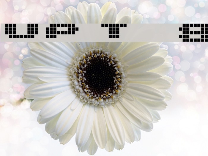 UP Tiny lcd four 8 Font examples