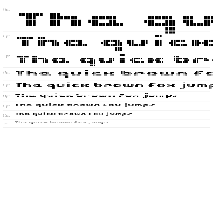 UP Tiny lcd four 8 Waterfall