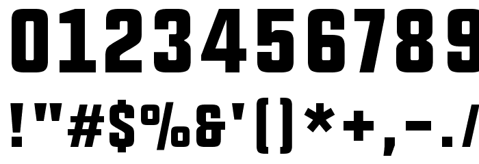 UPBOLTERS Font OTHER CHARS