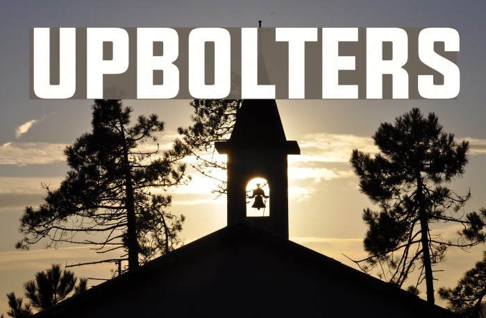 UPBOLTERS Font examples
