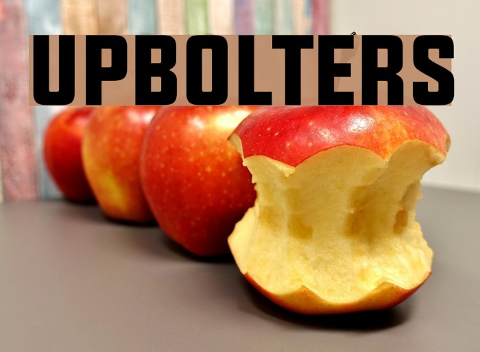 UPBOLTERS Font examples
