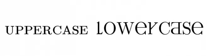 UPPERCASE & lowercase  تنزيل الخطوط