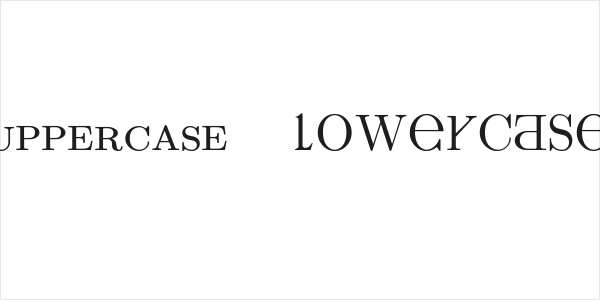 UPPERCASE & lowercase Logo
