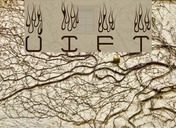 Up In Flames Too Font examples