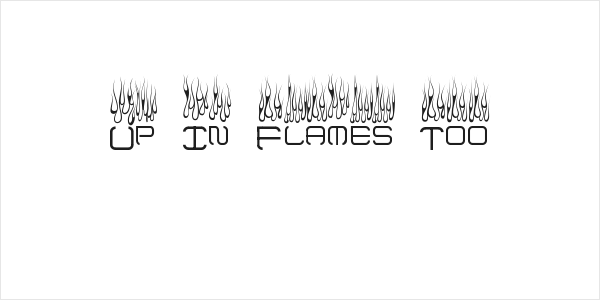 Up In Flames Too Logo