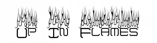 Up In Flames  Fuentes Gratis Descargar