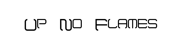 Up No Flames  Free Fonts Download