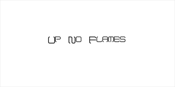 Up No Flames Logo