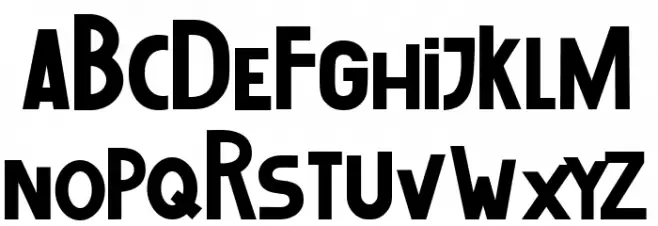 Up and Down - Personal Use Schriftart Groß
