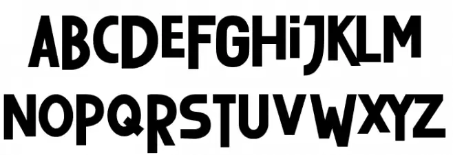 Up and Down - Personal Use フォント 小文字