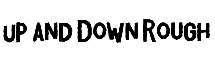 Up and Down Rough  フリーフォントのダウンロード