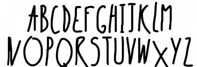 Up in _ Air Schriftart Groß