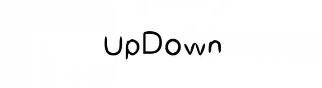 UpDown  免费字体下载