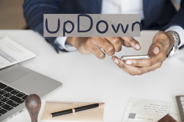 UpDown Font examples