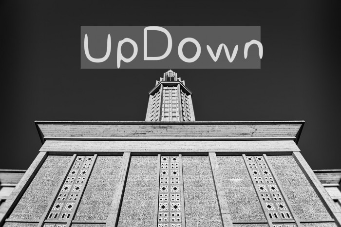 UpDown Font examples