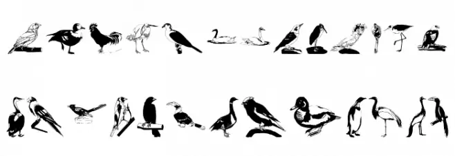 UpUpAndAway Schriftart Kleinbuchstaben