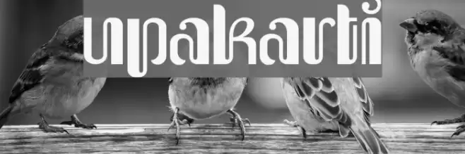 Upakarti Font examples