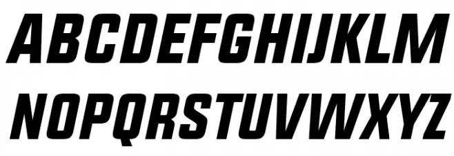 Upbolters New Italic Шрифта ВЕРХНИЙ