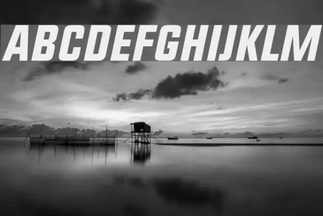 Upbolters New Italic Font examples