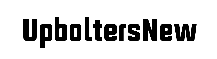 Upbolters New  les polices de caractères gratuit tlcharger