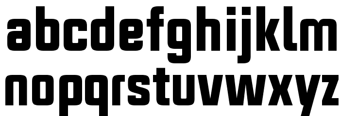 Upbolters New Font LOWERCASE