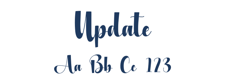 Update Font Preview