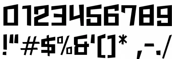 Updike Font OTHER CHARS