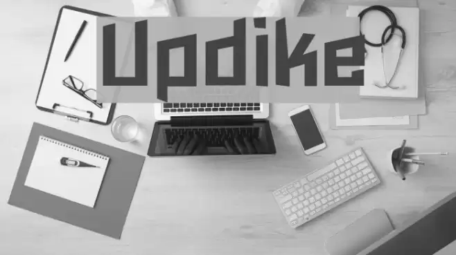 Updike Font examples