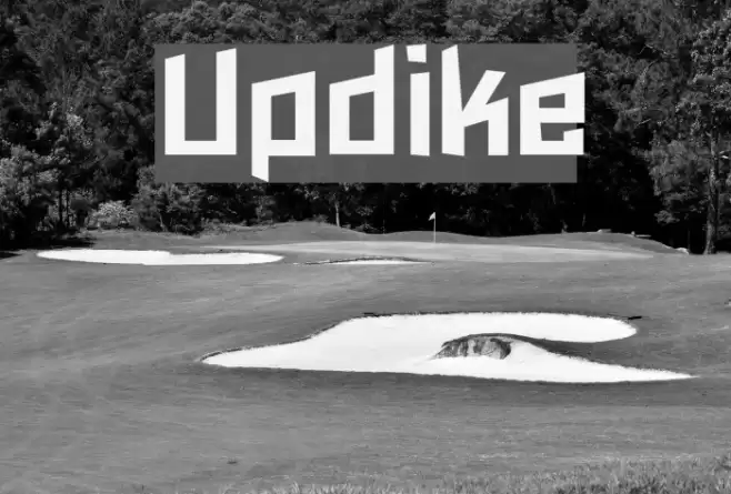 Updike Font examples