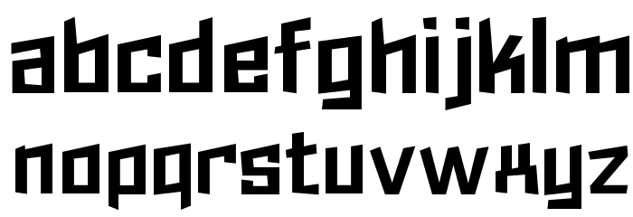 Updike Font LOWERCASE
