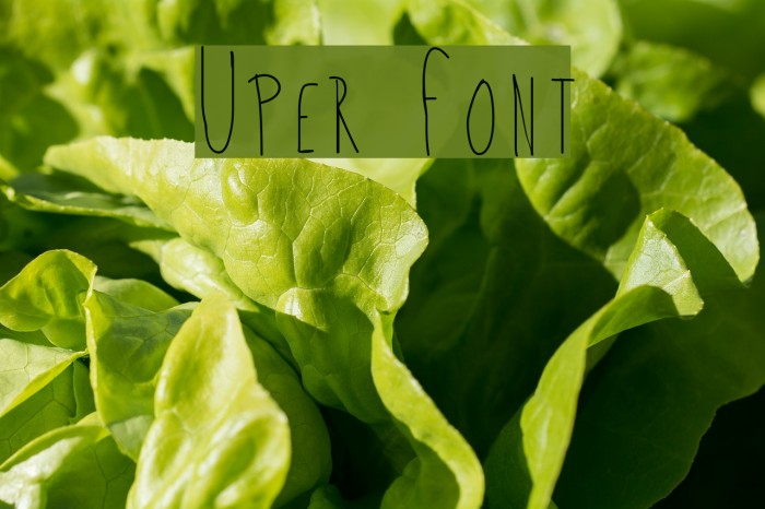 Uper Font examples